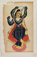 Shadbhuja Chaitanya, the six-armed form of Chaitanya Mahaprabhu.