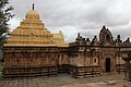 Close up of shrine and closed mantapa outer wall at Kalleshvara temple at Bagali