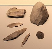 Kebaran culture microliths, 22,000-18,000 BP