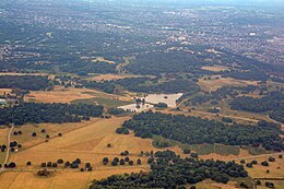 Richmond Park and the wider Richmond-upon-Thames from above