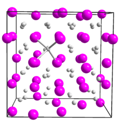 Kristallstruktur von Magnesiumiodid