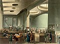 Image 22The subscription room at Lloyd's of London in the early 19th century (from Capitalism)