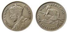 A coin with the King's profile