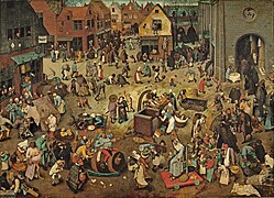 Der Kampf zwischen Karneval und Fasten, 1559