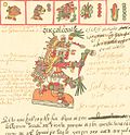 Quetzalcoatl as depicted in the Codex Telleriano-Remensis