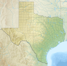 Reliefkarte: Texas