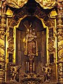 Statue of Our Lady of the Pillar by Cosme Damián Bas (c. 1570), part of the main altarpiece of Albarracín Cathedral