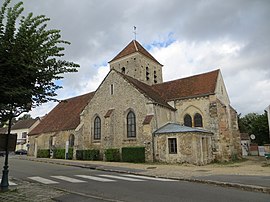 The church in Saint-Cyr-sur-Morin