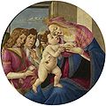 Madonna mit Kind und zwei Engeln, Sandro Botticelli um 1490