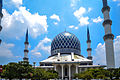 Sultan Salahuddin Abdul Aziz Mosque in Selangor, Malaysia