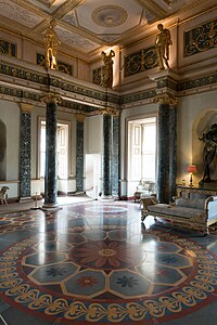 Neoclassical Ionic columns at Syon House, London, by Robert Adam, c.1761-1765[28]