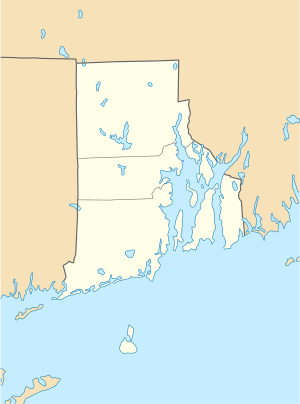 Map showing the location of Sachuest Point National Wildlife Refuge