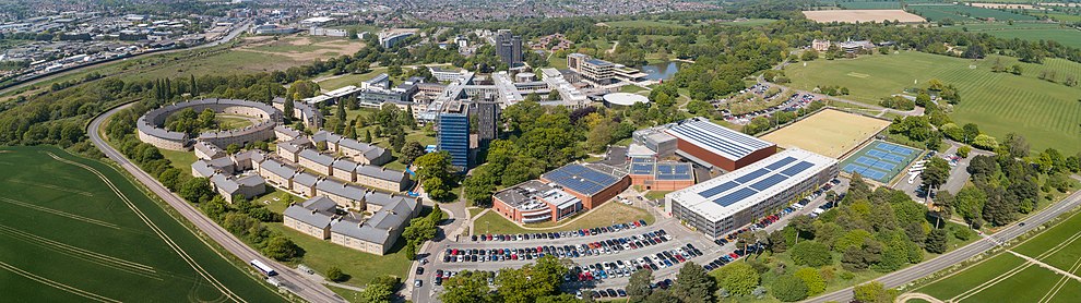 Aerial view of Colchester Campus