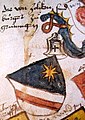 Das Zolliker Wappen 1493 in der Chronik von Gerold Edlibach