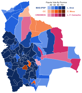 Vote strength by province.