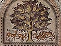 Khirbat al-Mafjar, "Hisham's Palace", Jericho: floor mosaic in bathhouse