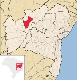 Location of Barra in Bahia