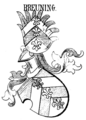 Wappen der mittelalterlichen augsburgischen Patrizier Breuning