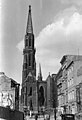 Petrikirche with war damage, 1951