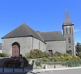 The church in Châtillon-sur-Colmont