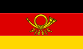 3:5 Bundespostflagge der Deutschen Bundespost (bis 1994)