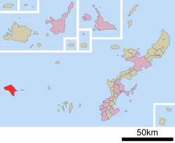 Location of Kumejima in Okinawa Prefecture