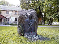 Memorial to the victims of repression during the Soviet occupation in Nīca