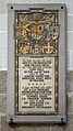 British World War I memorial tablet inside the cathedral