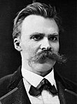 Friedrich Nietzsche with a walrus moustache