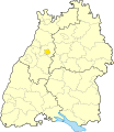 Die Stadt Pforzheim in Baden-Württemberg