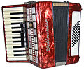 A Weltmeister piano accordion by VEB Klingenthaler Harmonikawerke
