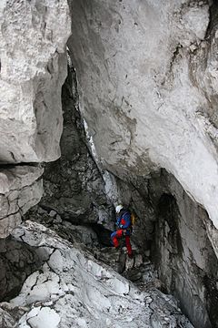 Eingangsbereich der Riesending-Schachthöhle