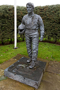 Statue Roger Williamsons in Donington Park