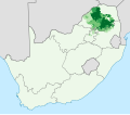 Anteil der Nord-Sothosprecher in Südafrika (2011)