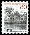 Villa von der Heydt auf einer Briefmarke der Deutschen Bundespost Berlin von 1982