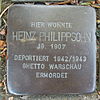 Stolperstein für Heinz Philippsohn