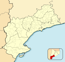 La Ràpita is located in Province of Tarragona