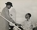Image 8Malawi's first Prime Minister and later the first President, Hastings Banda (left), with Tanzania's President Julius Nyerere (from Malawi)