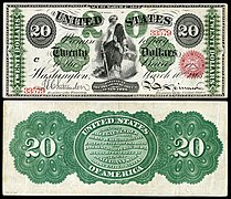 US-$20-LT-1863-Fr-126b
