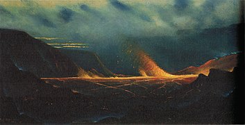 Kilauea Eduardo Lefebvre Scovell, c. 1890