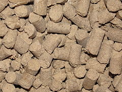 Manufactured pelleted feed ration for cattle