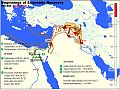 Middle Assyrian Empire (1363-912 BC) and Neo-Assyrian Empire (911-609 BC) in 950–880 BC.