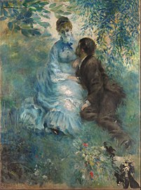 Lovers, Auguste Renoir, 1875