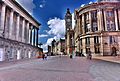Birmingham Town Hall and Council House photographed from Victoria Square