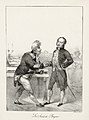 Image 68George IV greeting Gioachino Rossini, by Charles Motte (restored by Adam Cuerden) (from Wikipedia:Featured pictures/Culture, entertainment, and lifestyle/Theatre)