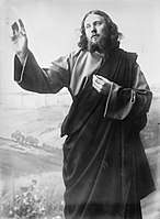 Anton Lang as Christ, at the Oberammergau Passion Play, 1900