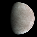 View of Europa taken during Juno's flyby on 29 September 2022