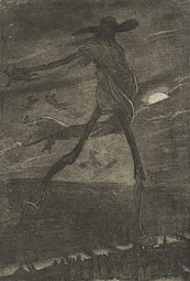 Satan Sowing Tare (1882) etching, aquatint (27.7 x 20.9 cm) National Gallery of Art, Washington, DC