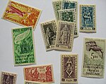 French India postage stamps