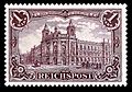 MiNr. 63 b 1 RM "Reichspost" in lilabraun